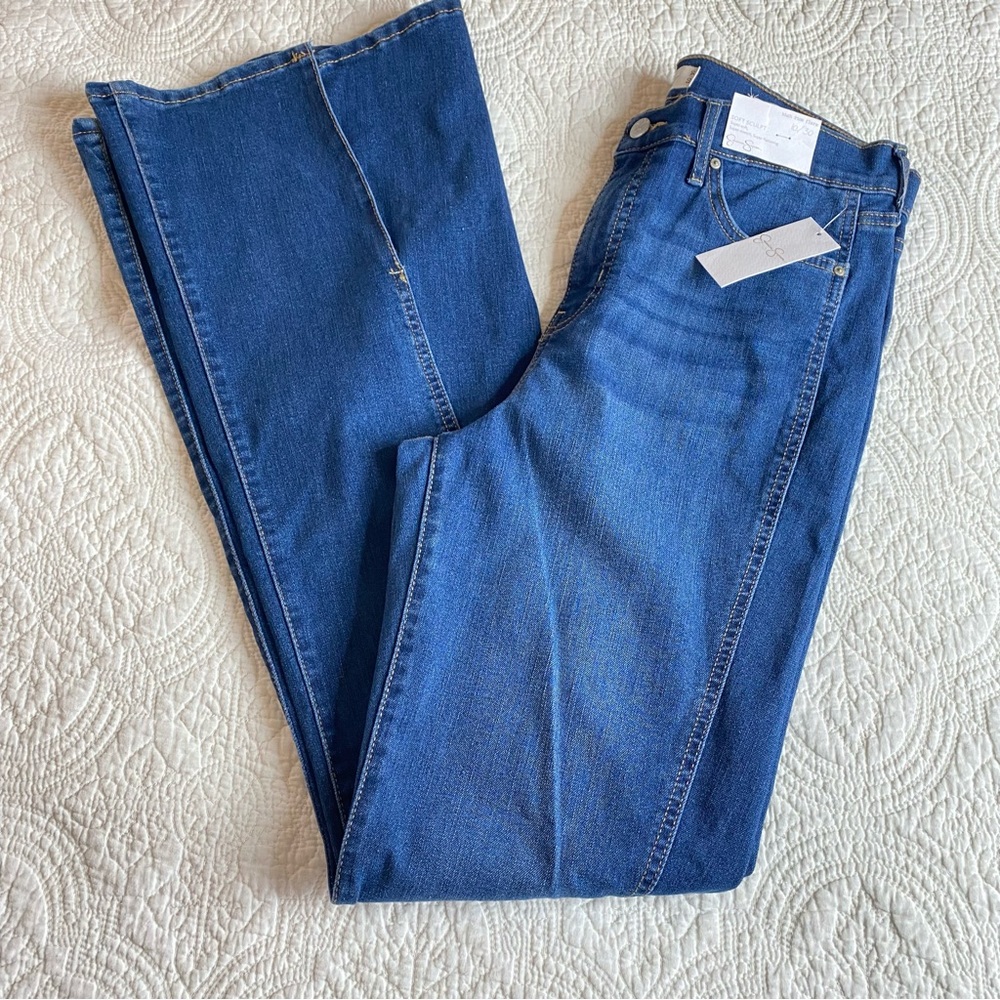 NWT jessica simpson high rise flare split ankle jeans size 10/30 - Picture 9 of 9
